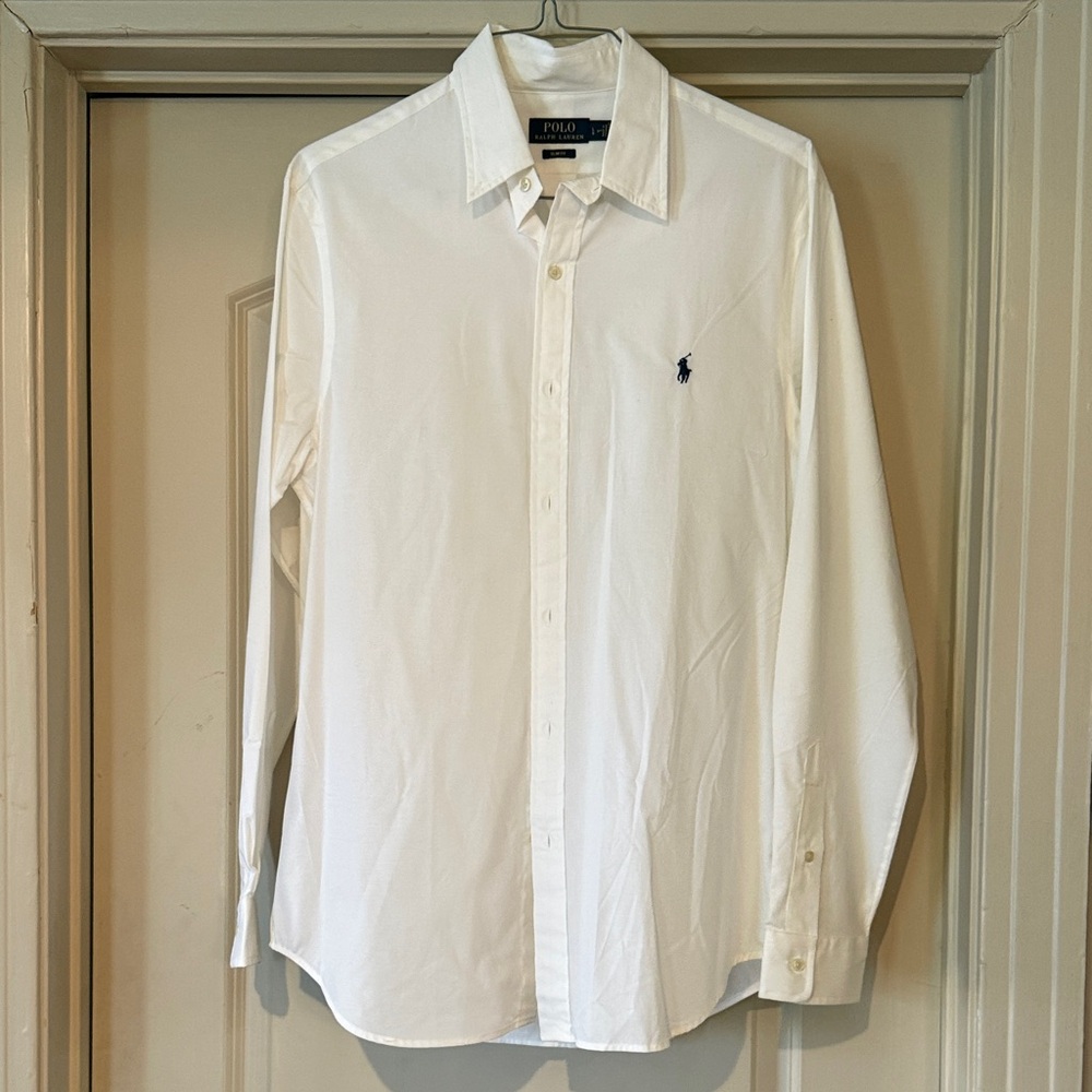 Polo by Ralph Lauren Men's Classic White Dress Shirt